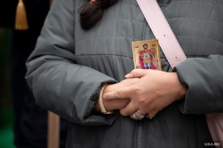 Перекрытие дорог в Ноябрьске во время крестного хода 2 августа